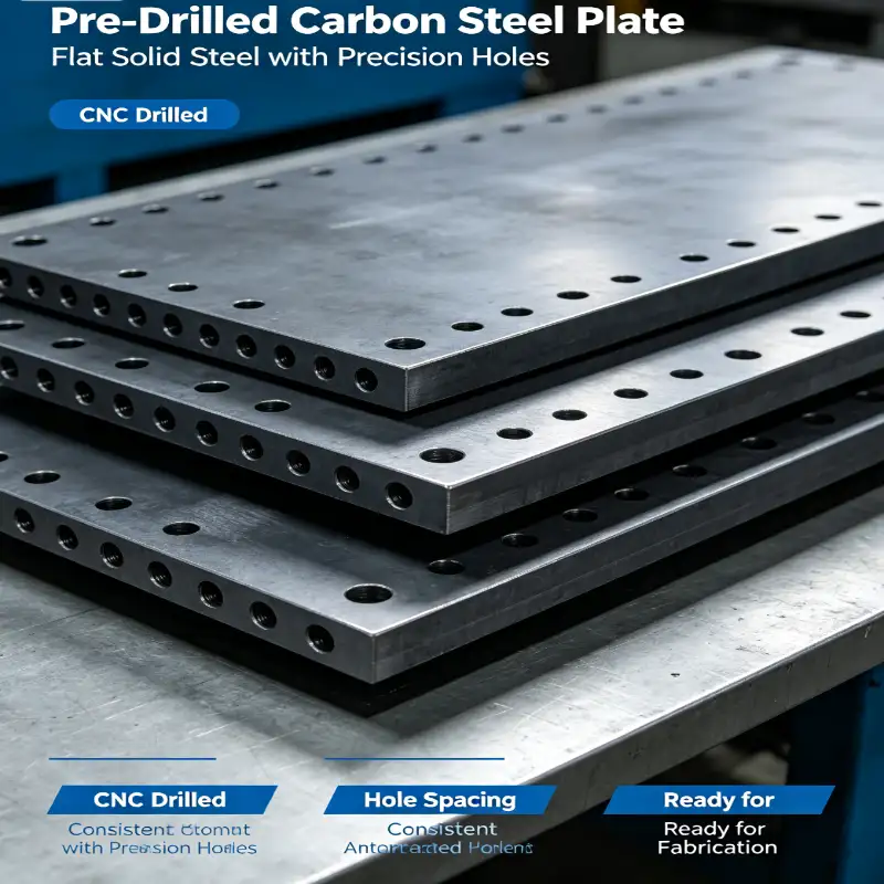 Pre-drilled Carbon Steel Plate